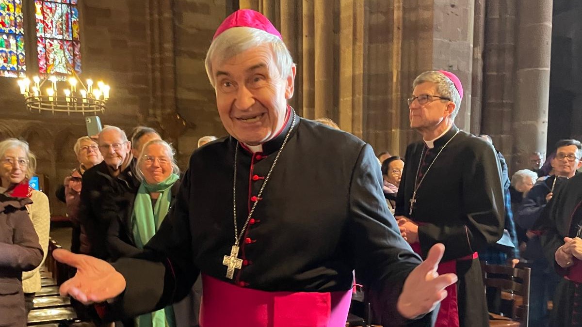 Strasbourg - 21 avril 2024 - messe d'installation de Monseigneur Pascal Delannoy, le nouvel archevêque de Strasbourg
